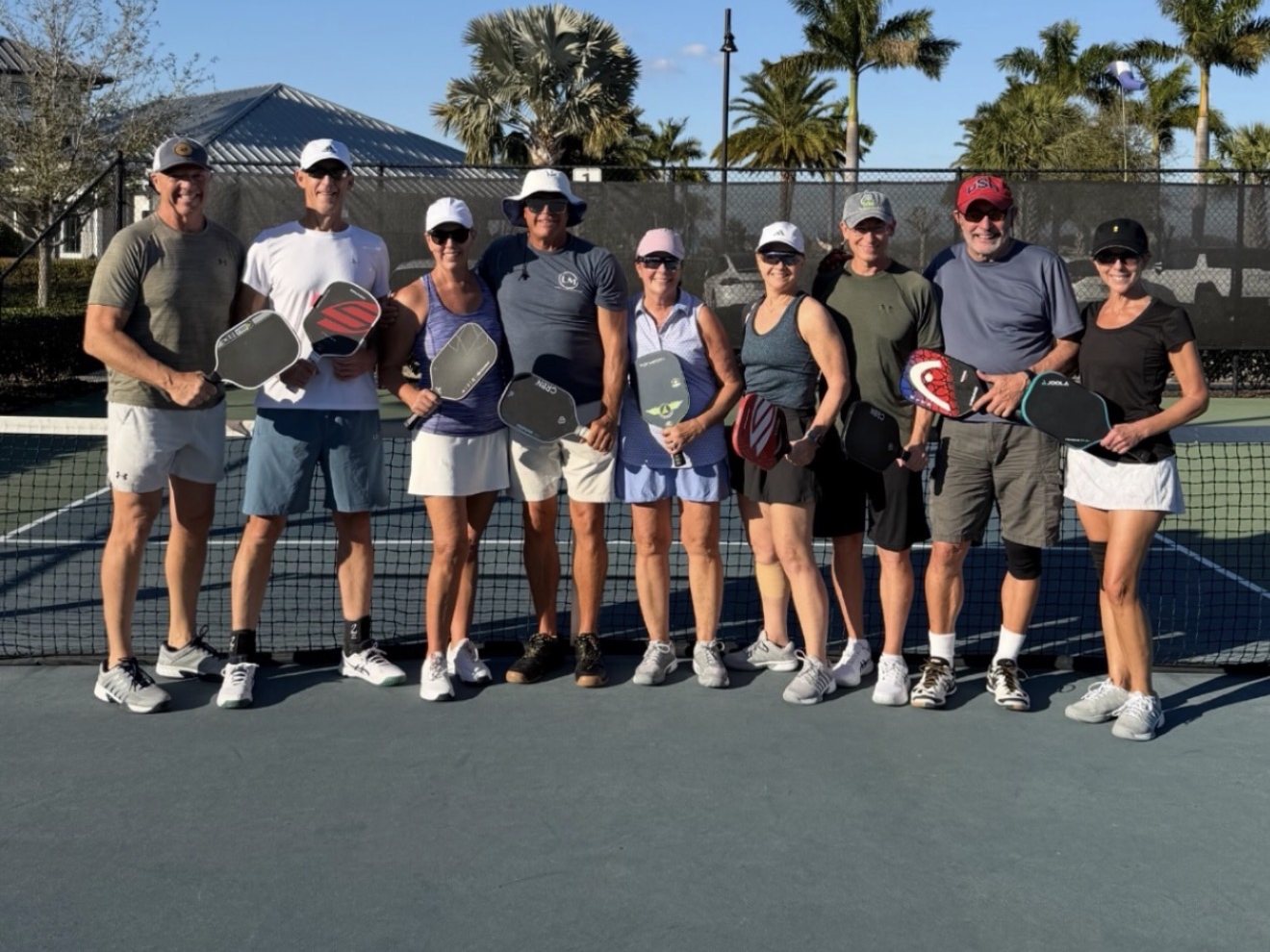 Adult pickleball clinic in Lakewood Ranch