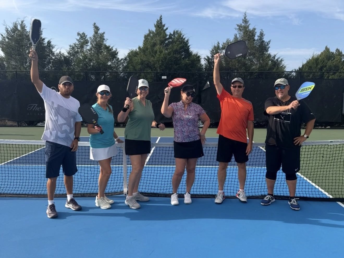 Pickleball clinic at The Lake Club