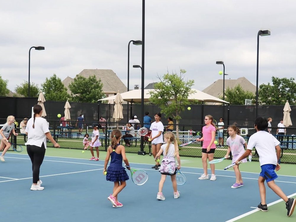 Junior tennis clinic