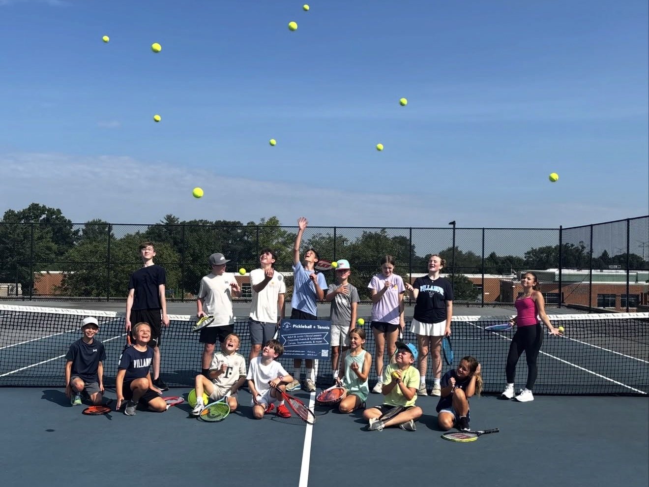 Junior tennis and pickleball clinic