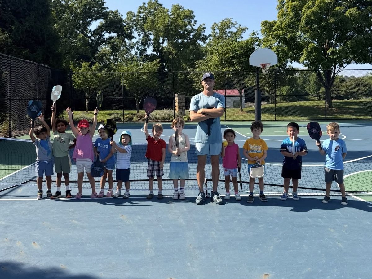 Ready Set Rackets toddler class with a Universal Rackets coach