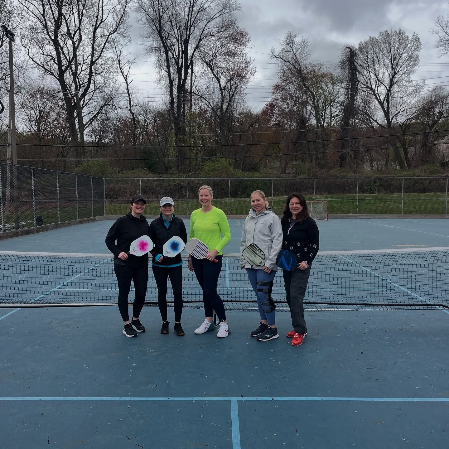 Players at a Universal Rackets clinic